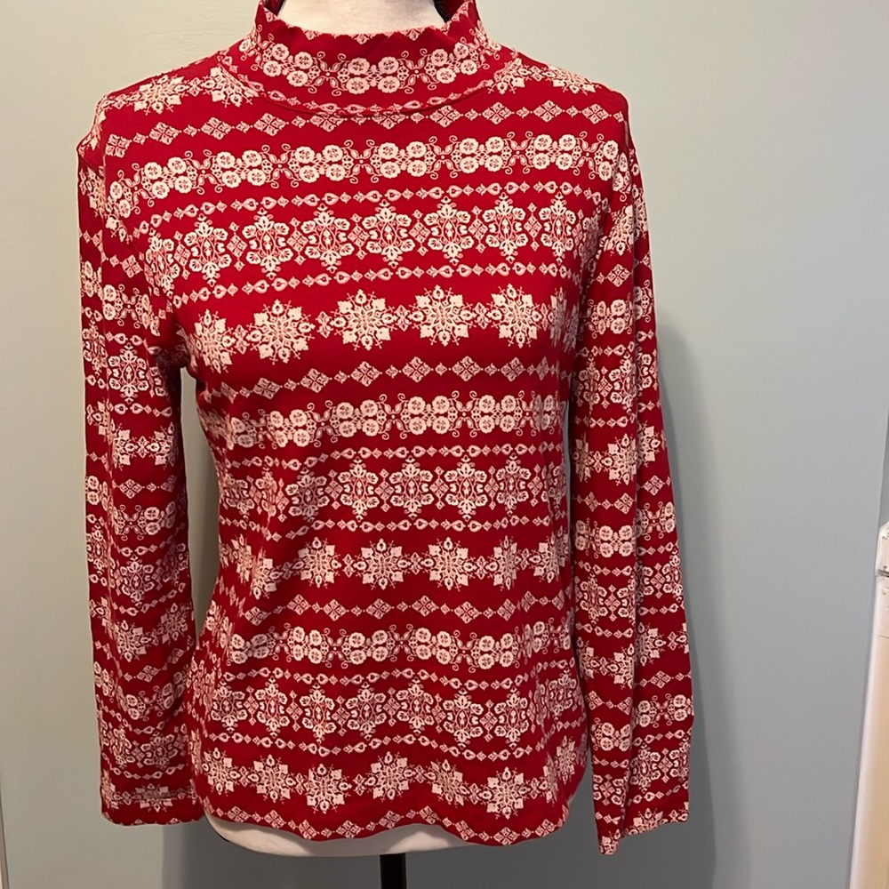 Croft & Barrow Christmas Blouse